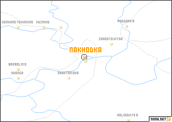 map of Nakhodka
