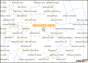 map of Nakhon Chai Si