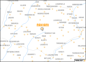 map of Nakiani
