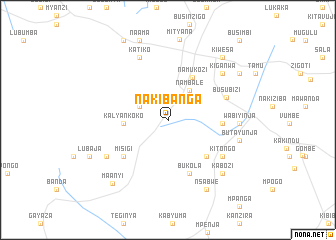 map of Nakibanga