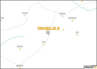 map of Nakibulala