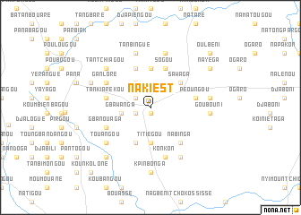 map of Naki-Est