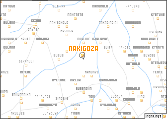 map of Nakigoza