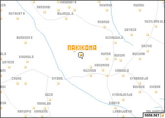 map of Nakikoma