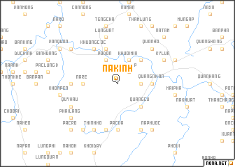 map of Nà Kinh