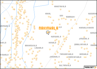 map of Nakinwāla