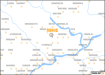 map of Nākio