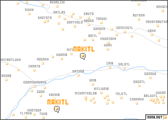 map of Nakitl\