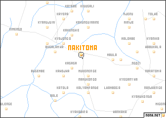 map of Nakitoma