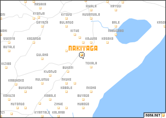 map of Nakiyaga