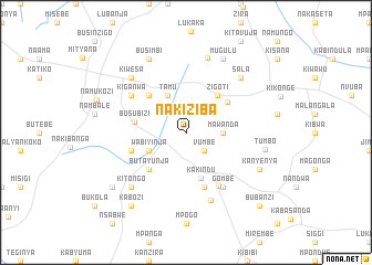 map of Nakiziba