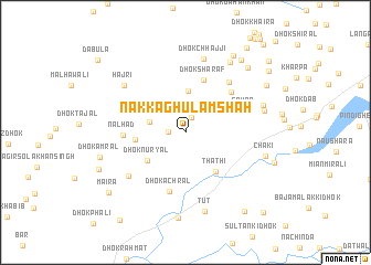 map of Nakka Ghulām Shāh