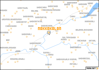 map of Nakka Kalān