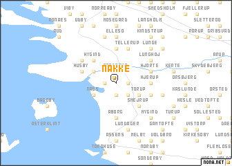 map of Nakke