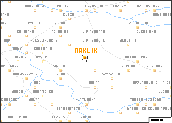 map of Naklik