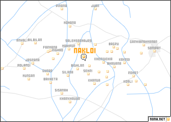 map of Nakloi