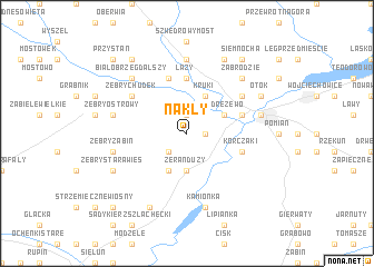 map of Nakły