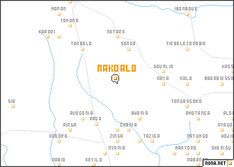 map of Nakoalo