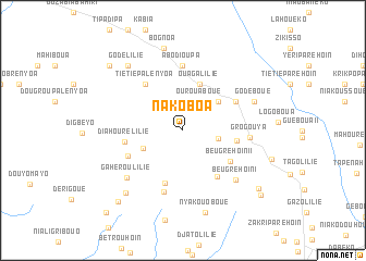 map of Nakoboa