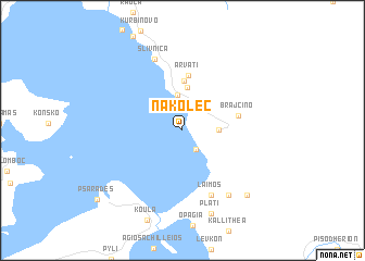 map of Nakolec