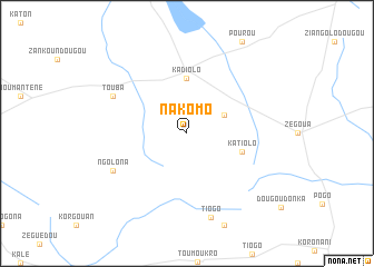 map of Nakomo