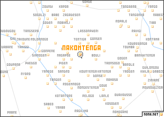 map of Nakomtenga