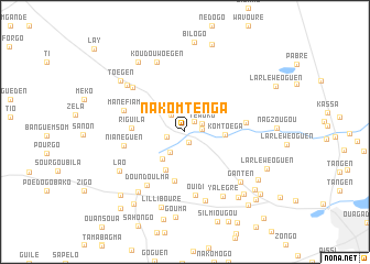 map of Nakomtenga