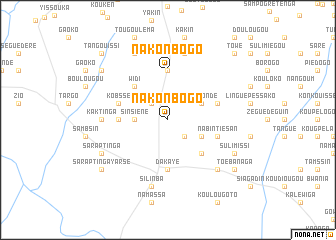 map of Nakonbogo