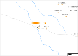 map of Nakonjea