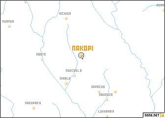 map of Nakopi