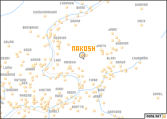 map of Nakosh