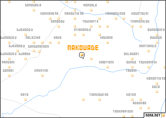 map of Nakouadé