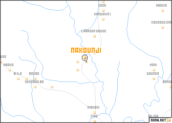 map of Nakounji