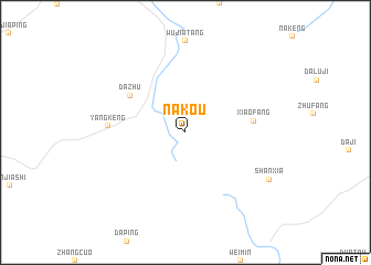 map of Nakou