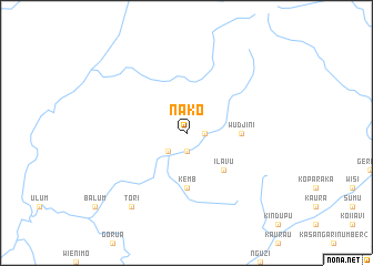 map of Nako