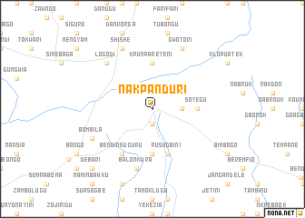 map of Nakpanduri