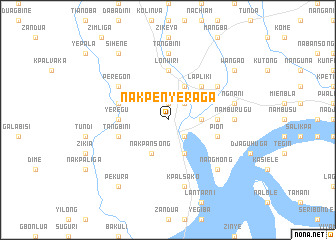 map of Nakpenyeraga