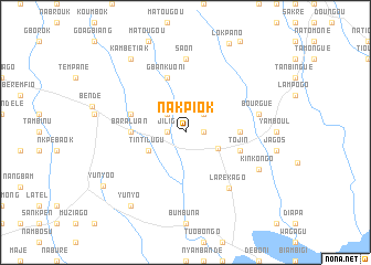 map of Nakpiok