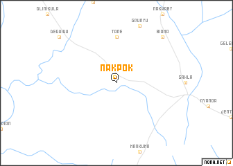 map of Nakpok