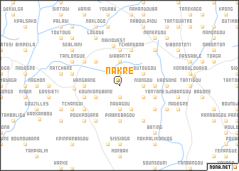 map of Nakre