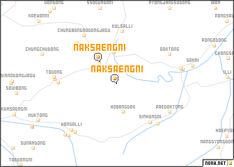 map of Naksaeng-ni