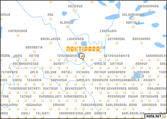 map of Naktipāra