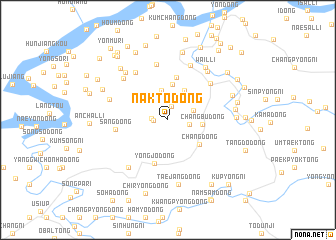 map of Nakto-dong