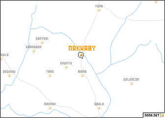 map of Nakwaby