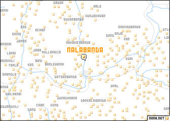 map of Nāla Bānda