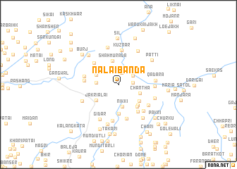 map of Nalai Bānda