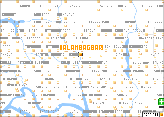 map of Nalām Bāgbāri