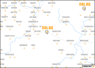 map of Na Lao