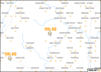 map of Na Lao