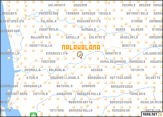 map of Nalawalana